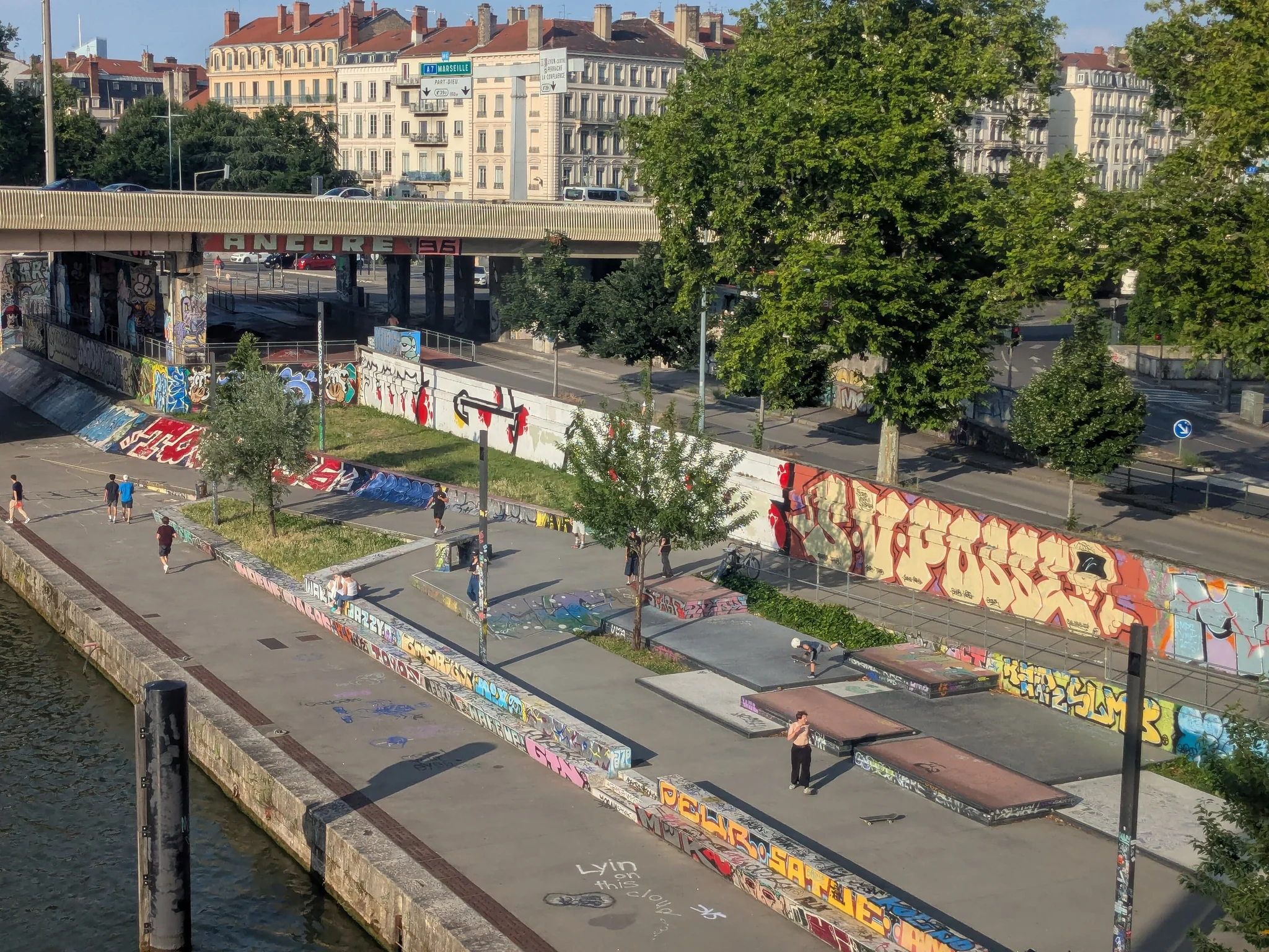 Foto de Skatepark quai Rambaud en Lion