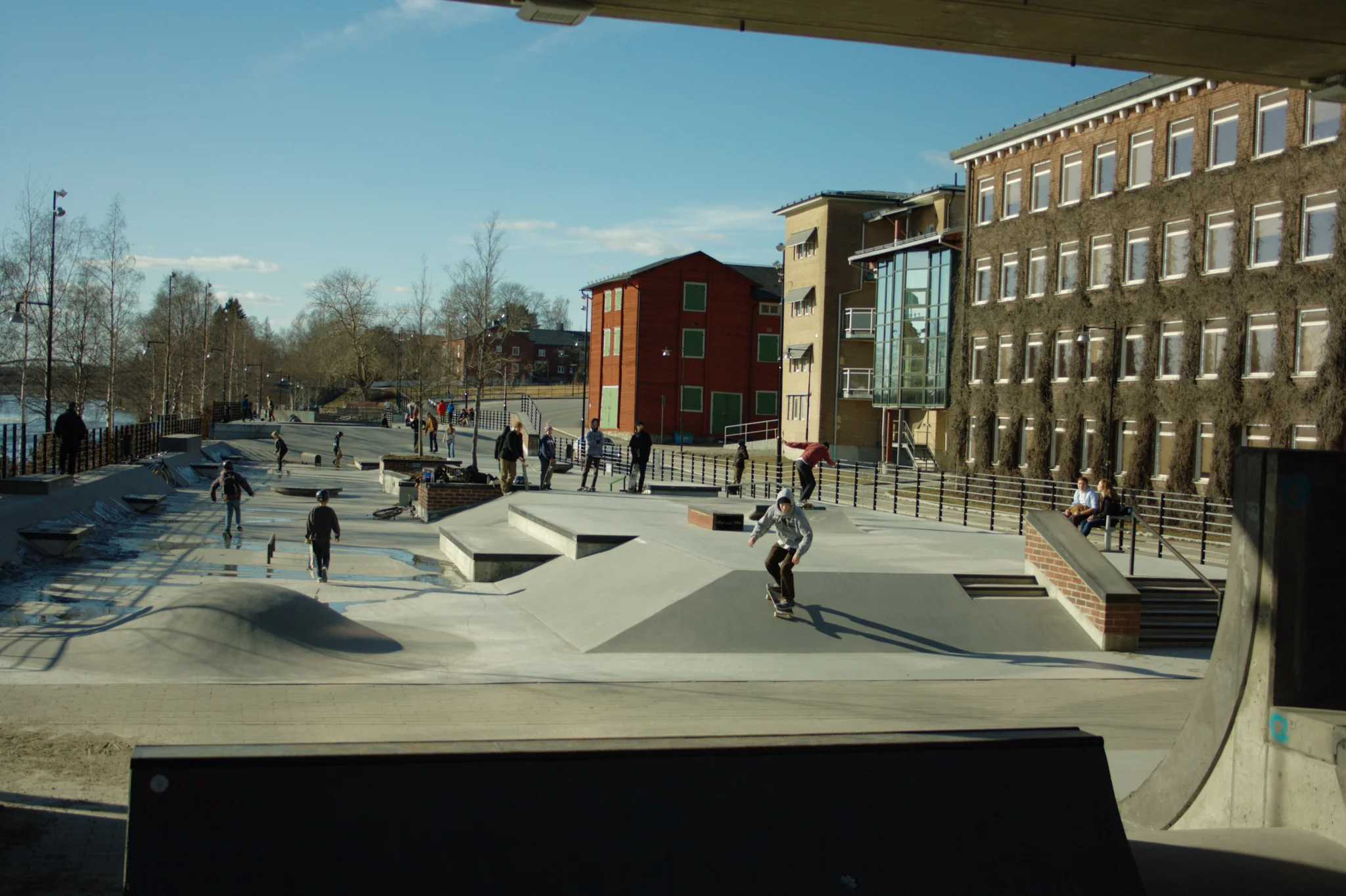 Foto de Skatepark Sparken en Umeå