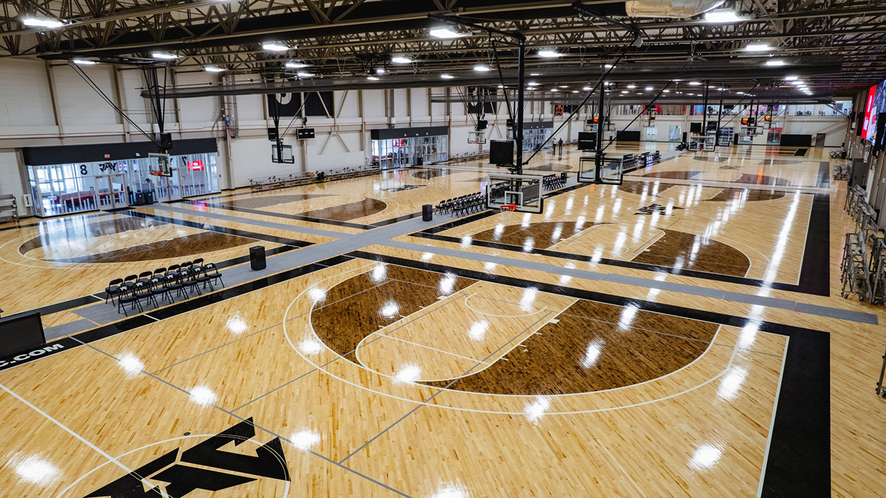 Young Family Athletic Center court