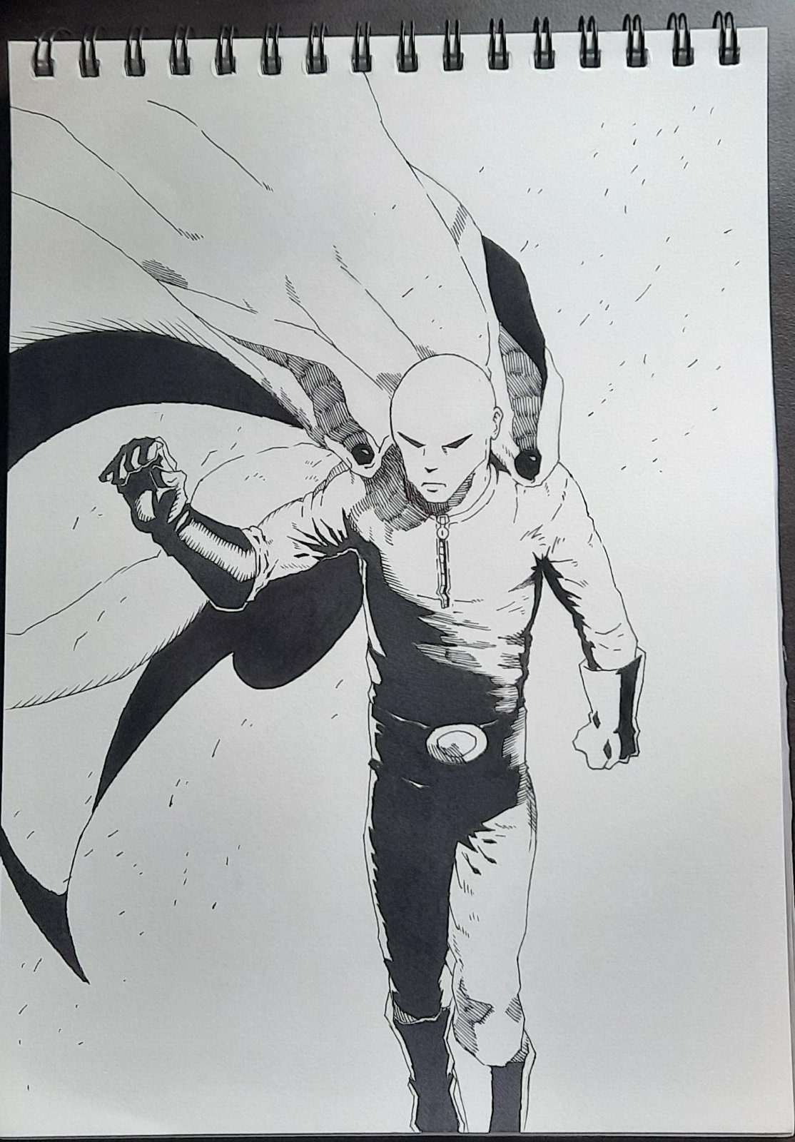 Dynamic Hero in Pencil, drawn by maxximmus