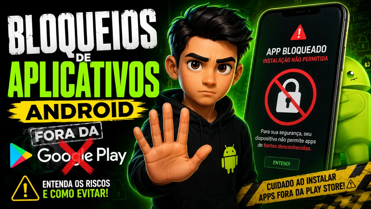 Bloqueio de aplicativos android fora da playstore