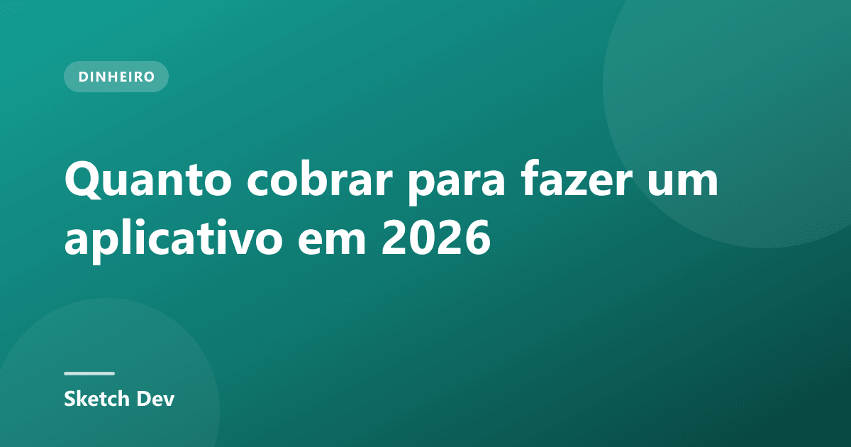 Calculadora e orçamento de desenvolvimento de aplicativo