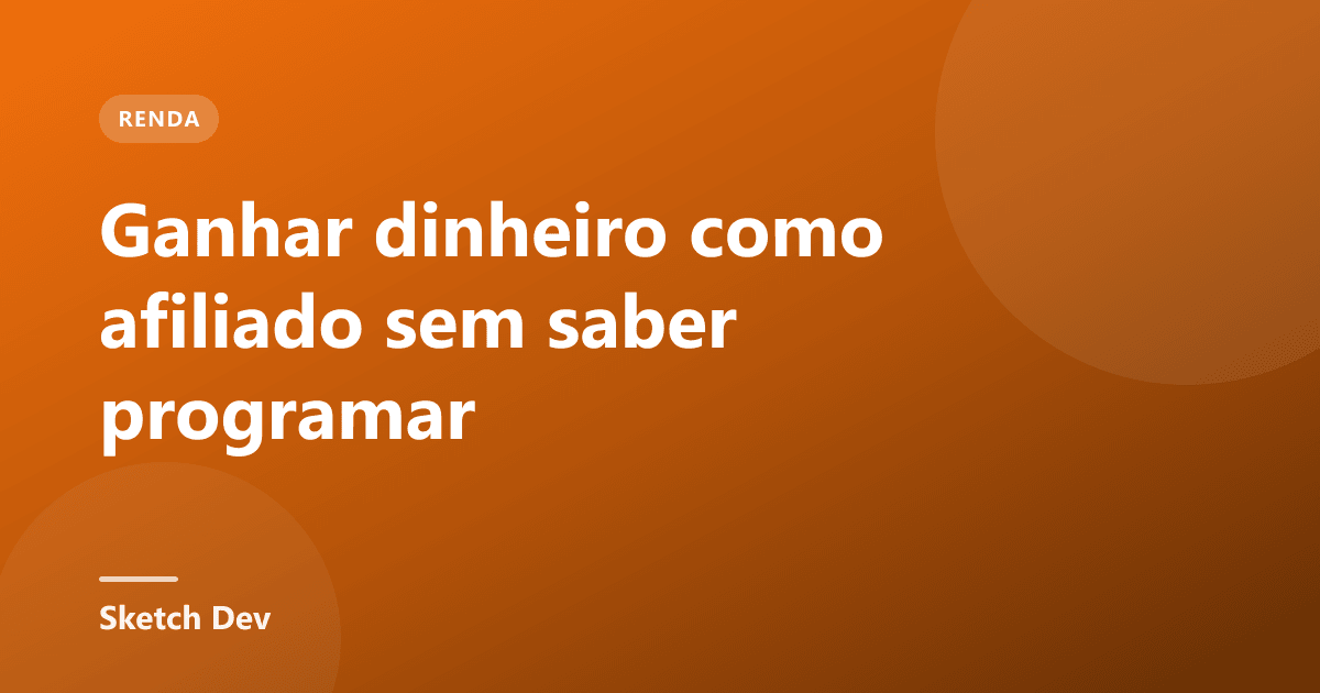 Pessoa divulgando link de afiliado pelo celular