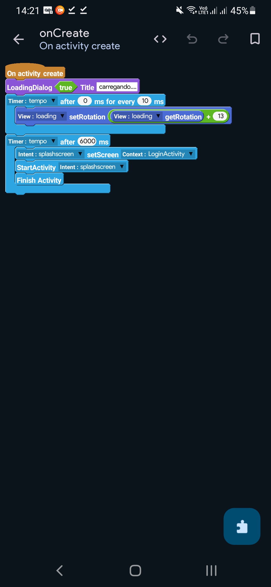 Loading — captura de tela 2