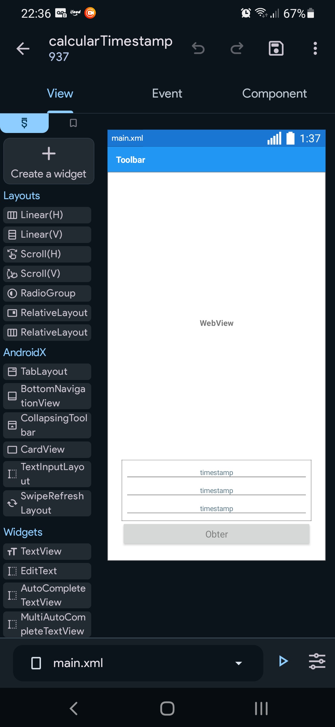 Calculadora Data Futura com Javascript + Java inject — captura de tela 1