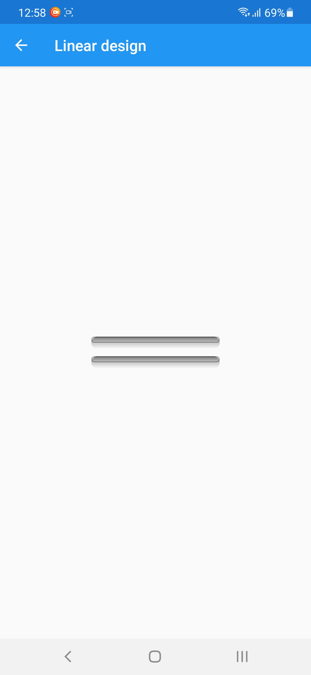 Linear Design Sombra, Radius, Background-color . Xml — captura de tela 3