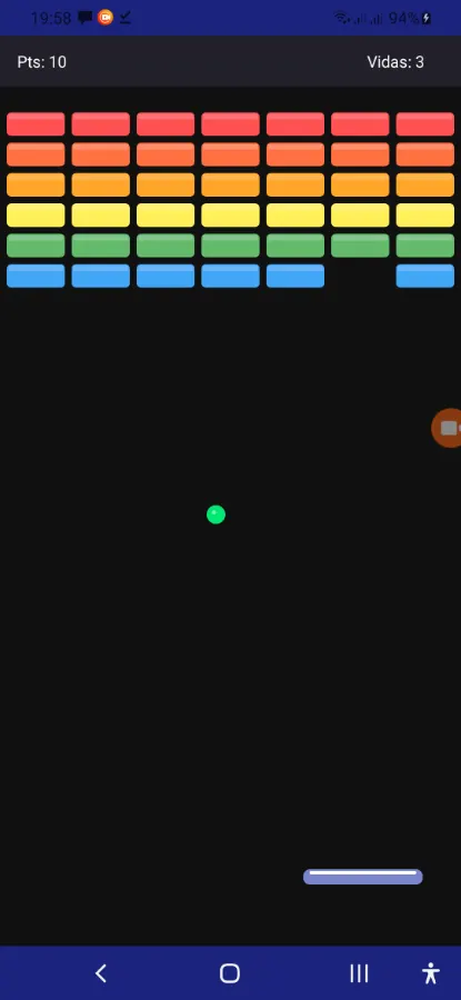 Bricks Breaker Gamer - Gênesis Code Project — captura de tela 3