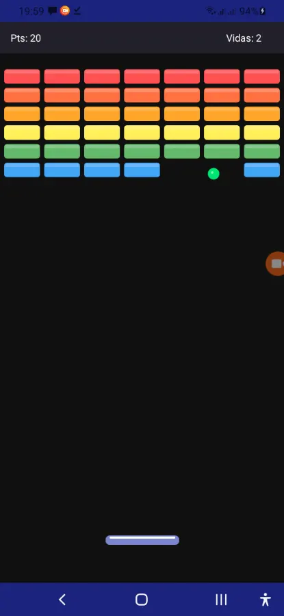 Bricks Breaker Gamer - Gênesis Code Project — captura de tela 1