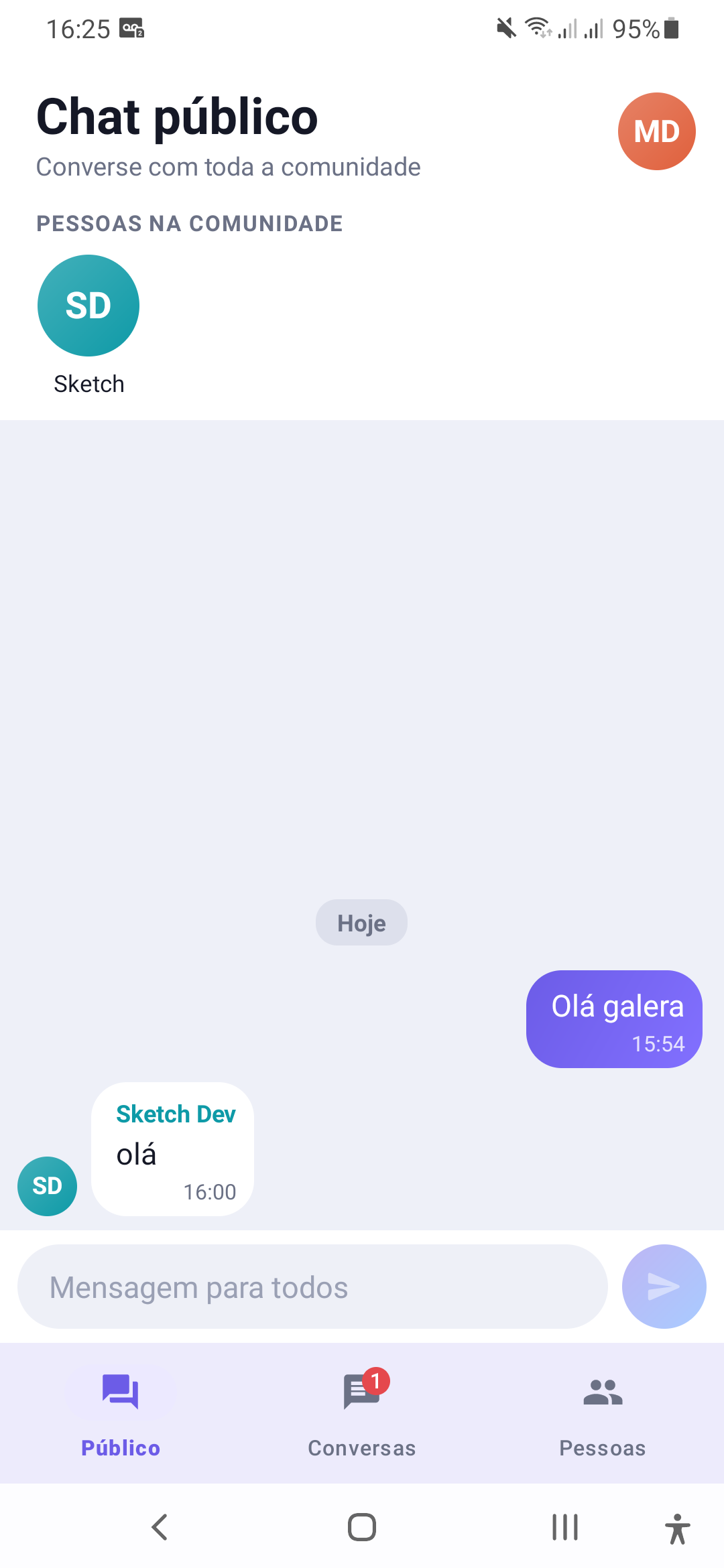 Chat Conecta - projeto GC-IDE-AI — captura de tela 3