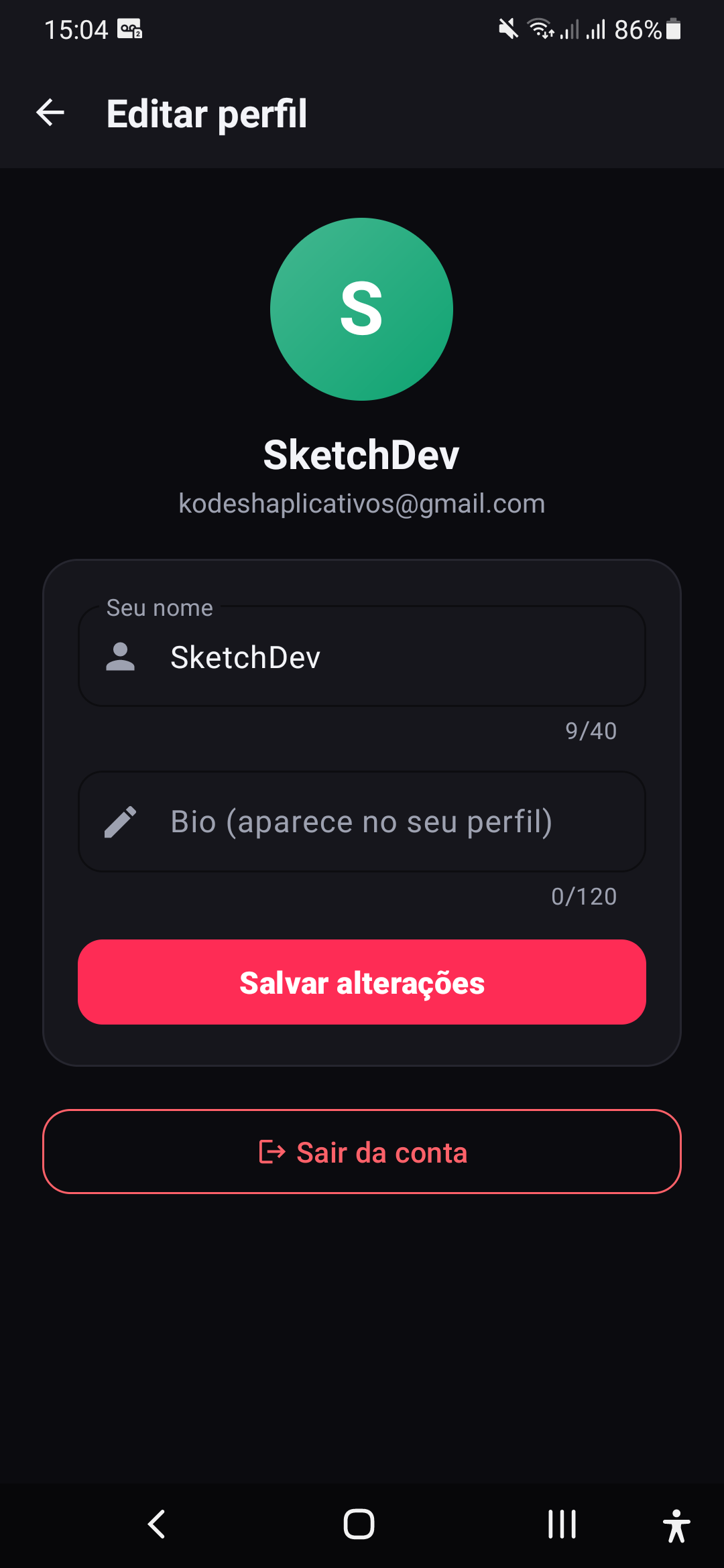 Vibeconecta Rede social - projeto GC-IDE-AI — captura de tela 2