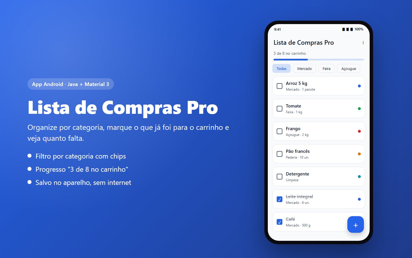 Lista de Compras Pro — captura de tela 1