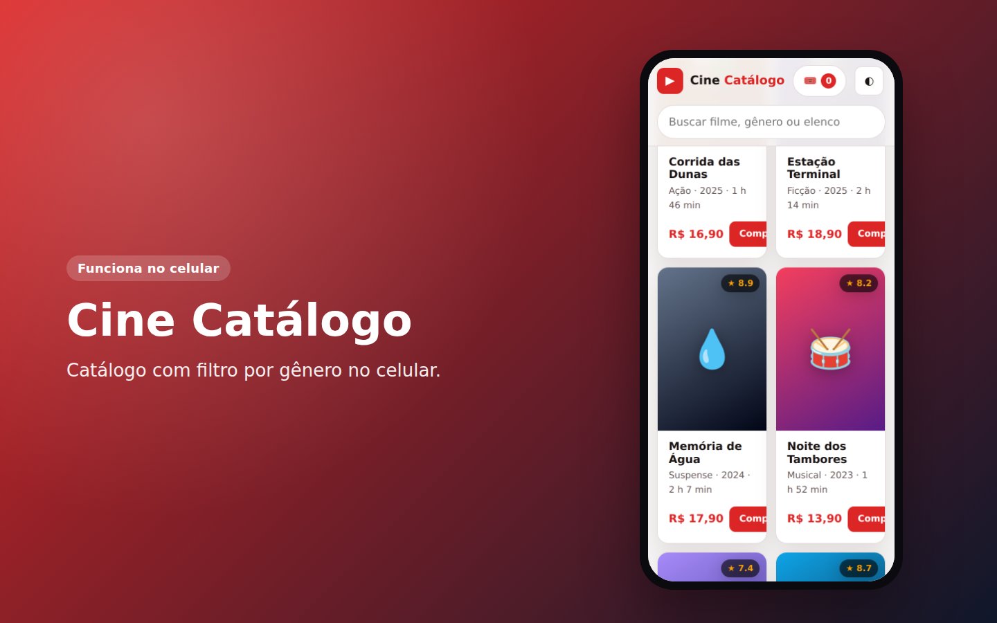 Cine Catálogo — captura de tela 3
