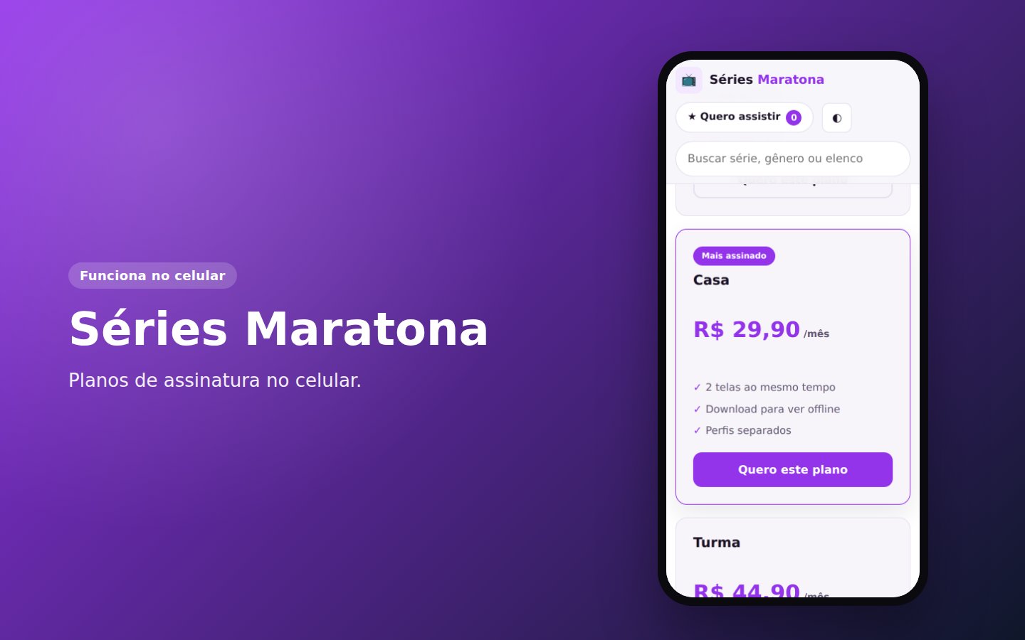 Séries Maratona — captura de tela 3