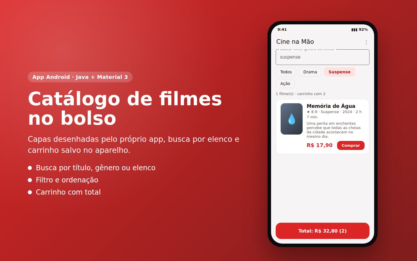Cine na Mão — captura de tela 1