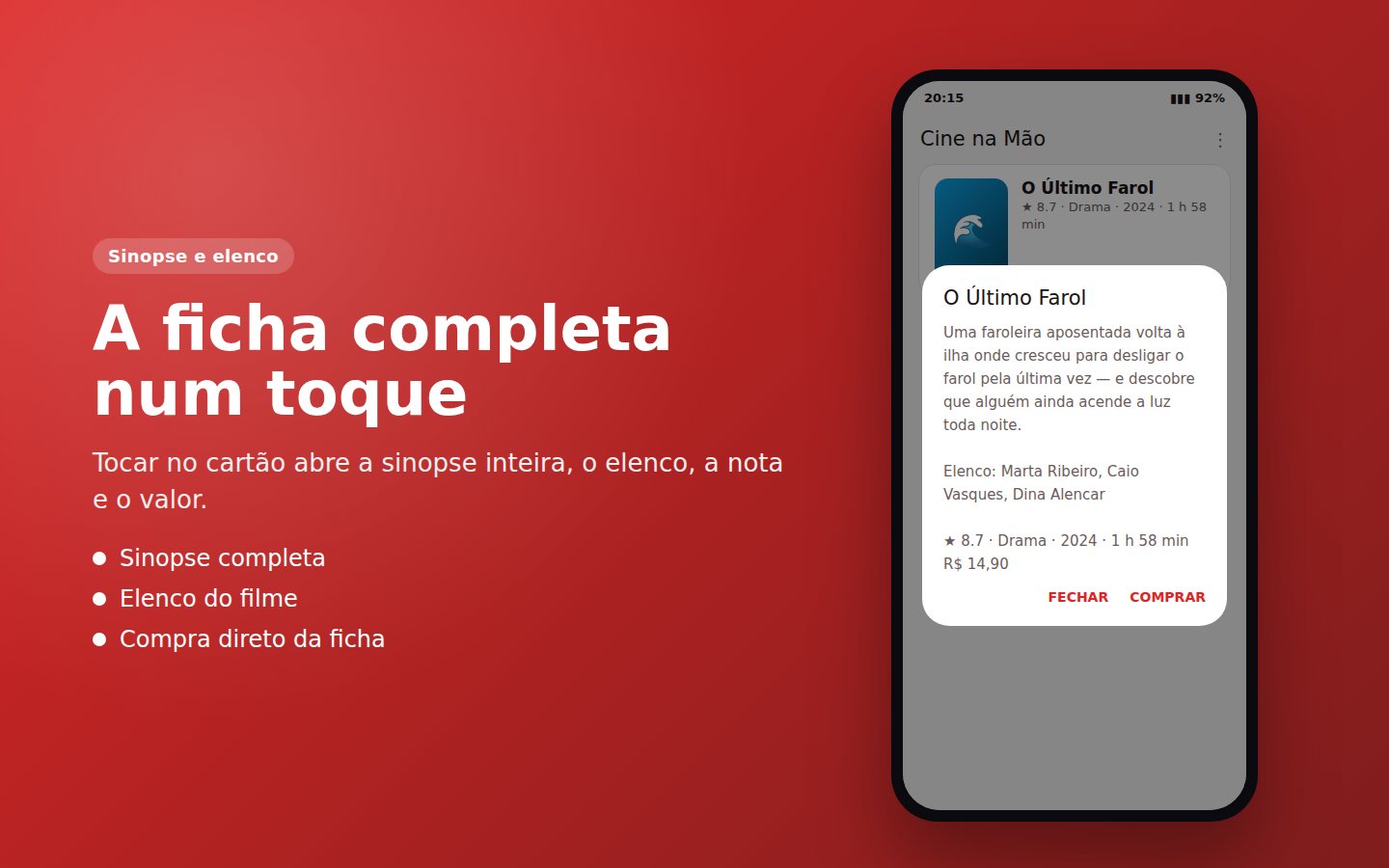 Cine na Mão — captura de tela 2