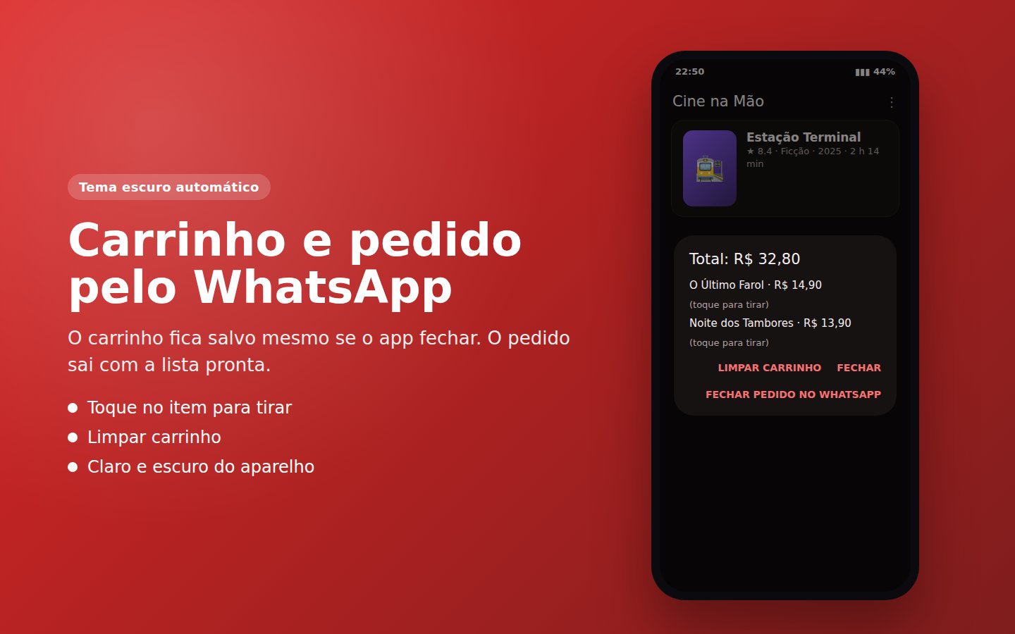 Cine na Mão — captura de tela 3