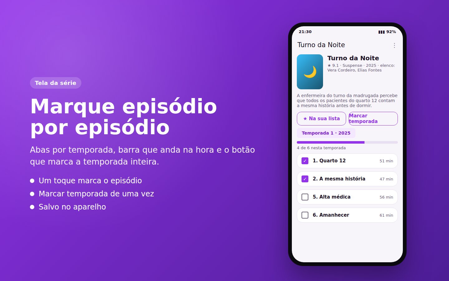 Maratona de Séries — captura de tela 2
