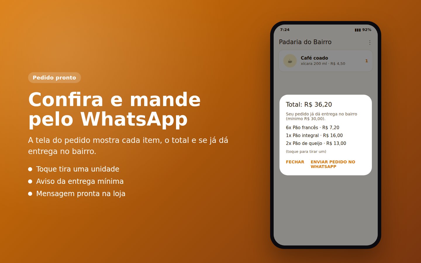 Padaria do Bairro — captura de tela 2
