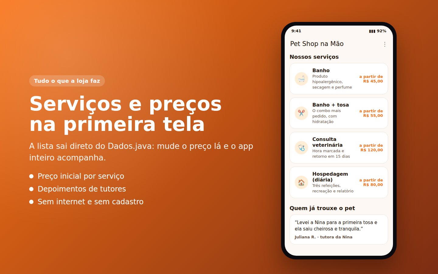 Pet Shop na Mão — captura de tela 2