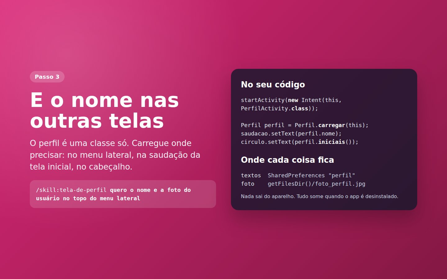 Skill Tela de perfil — captura de tela 3