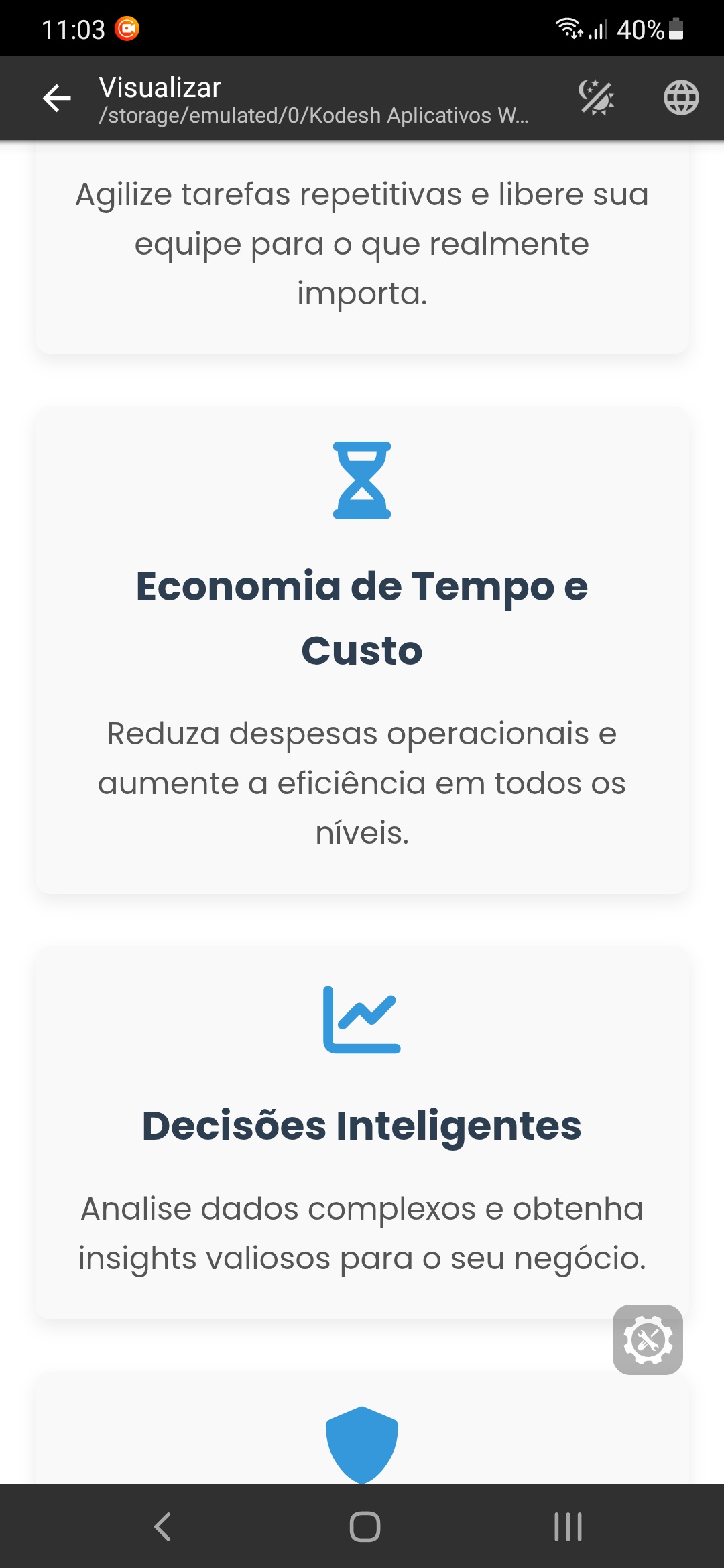 Landing Page gratuita para automação — captura de tela 2