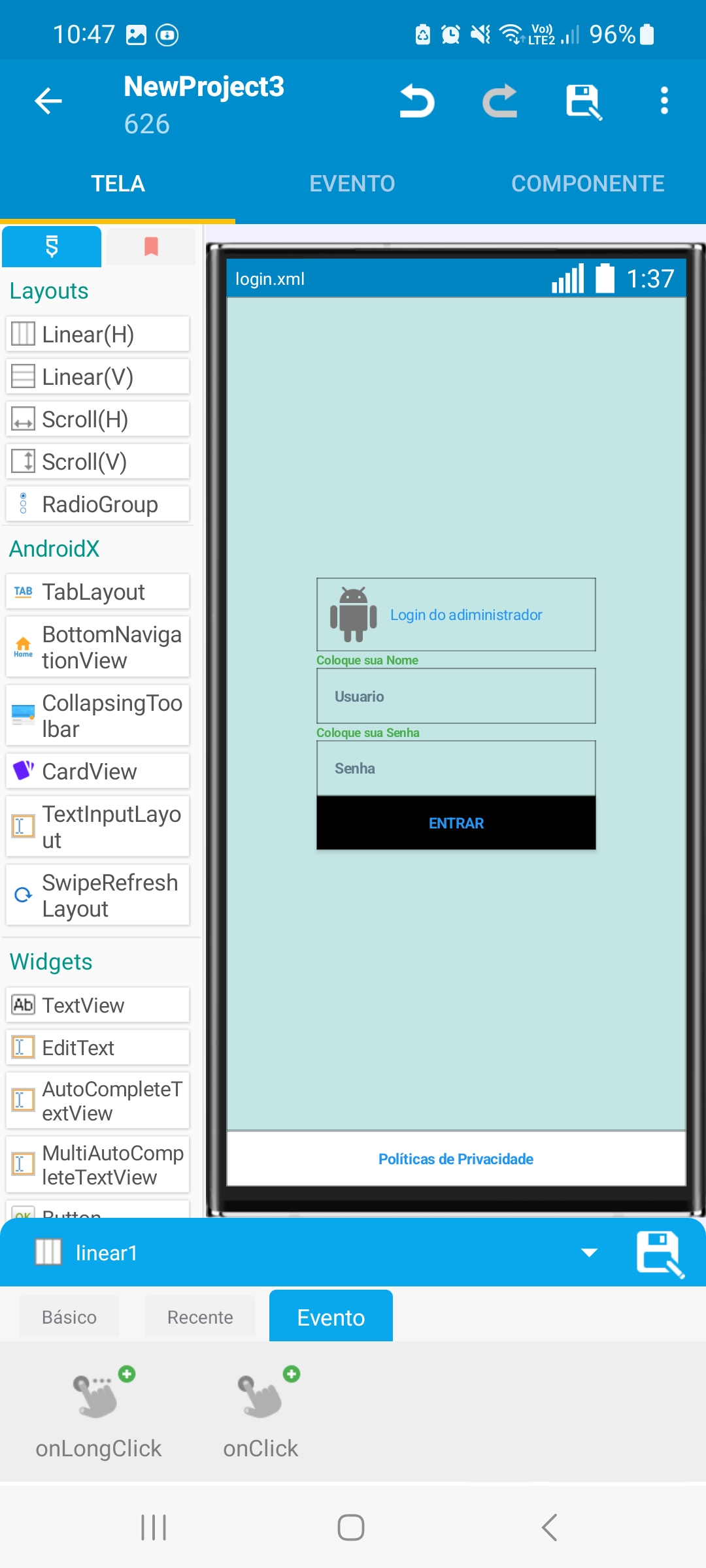 USER CONTROLADO POR HORAS DO ADM — captura de tela 2