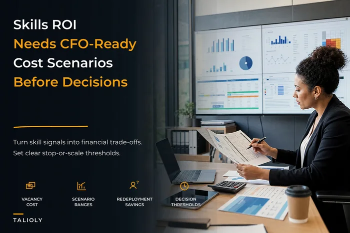 A CFO-ready skills ROI model for executive decisions