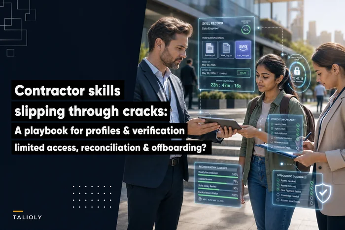 Contractor skills are slipping through the cracks — a playbook for profiles, verification and access controls