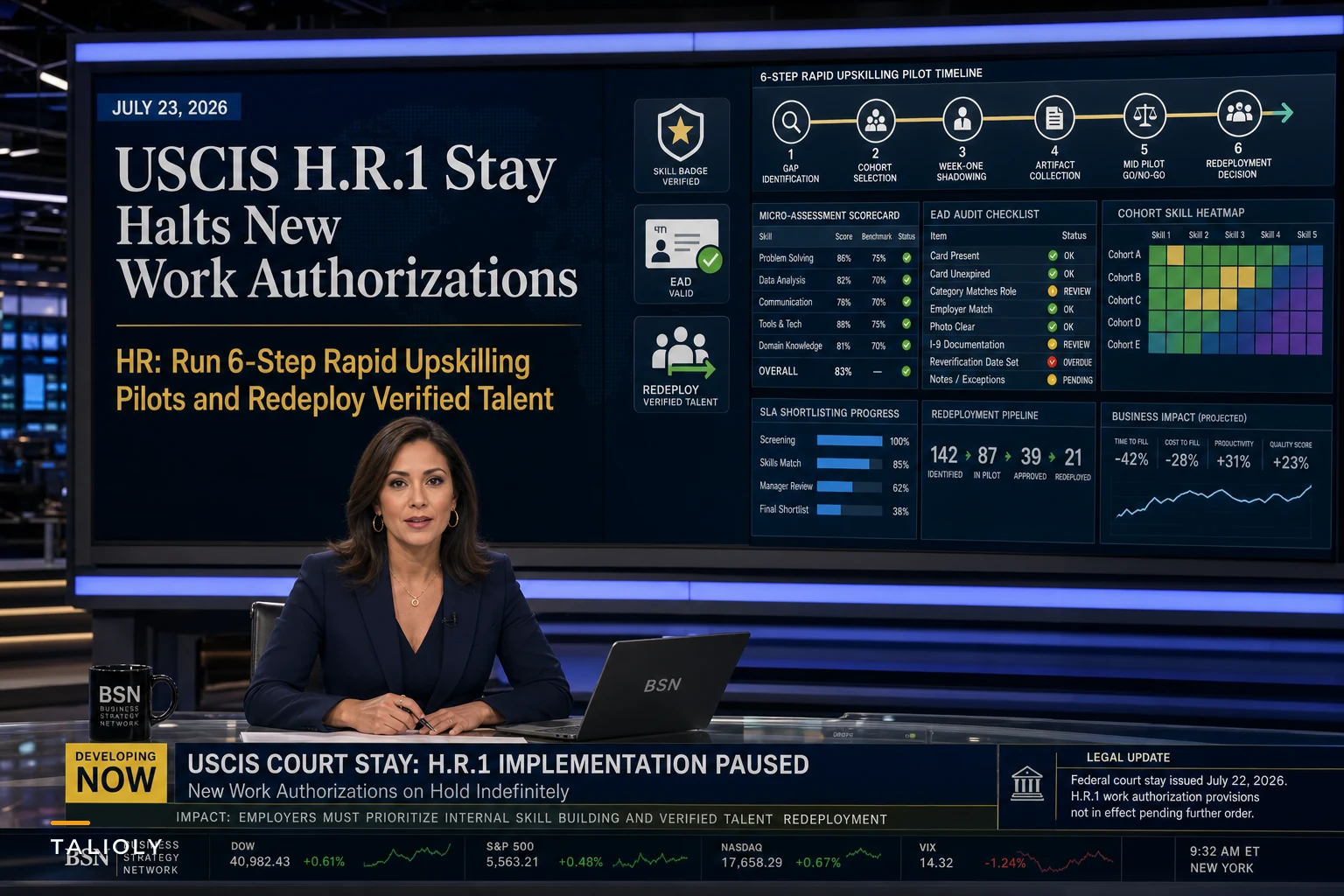 Responding to the USCIS H.R.1 stay: run fast upskilling pilots and redeploy verified talent