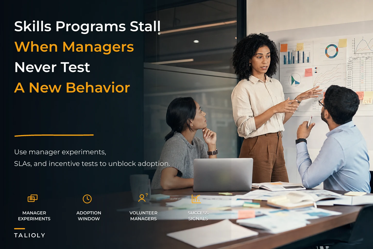 Skills programs stall — an adoption playbook with manager experiments, SLAs and incentive tests