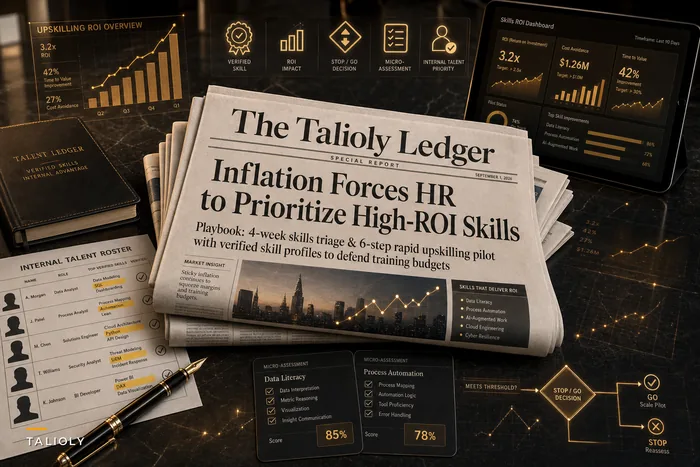 Sticky Inflation and Training Budgets: A Practical Playbook to Prioritize High‑ROI Skill Work with Verified Skill Profiles