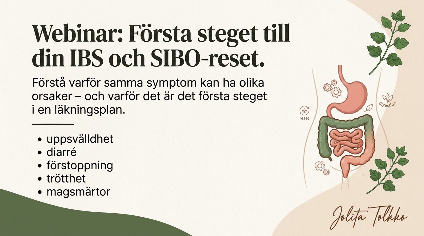 Första steget till din IBS och SIBO Reset.