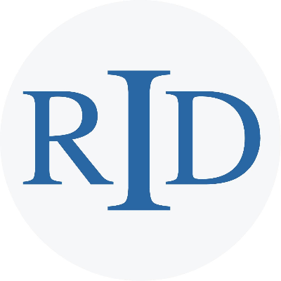 Registry of Interpreters for the Deaf (RID) logo