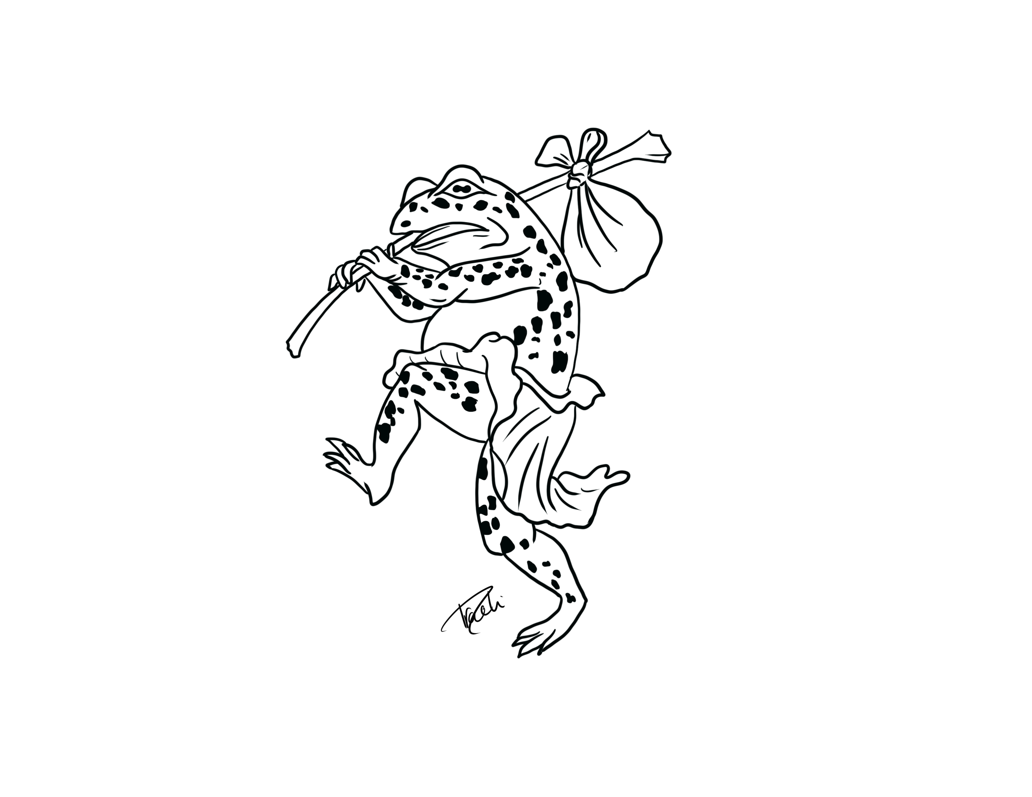 Traveller frog