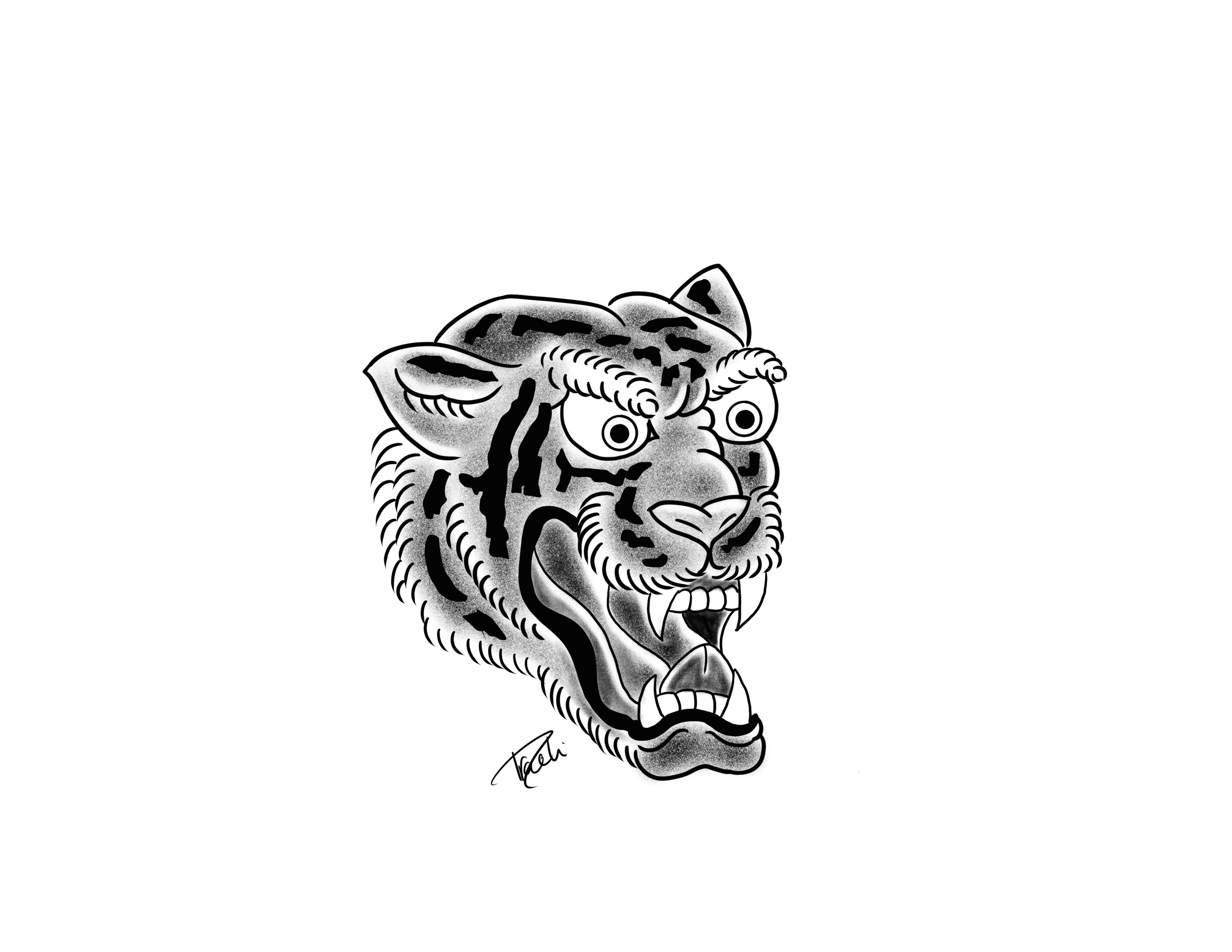 Tiger head 