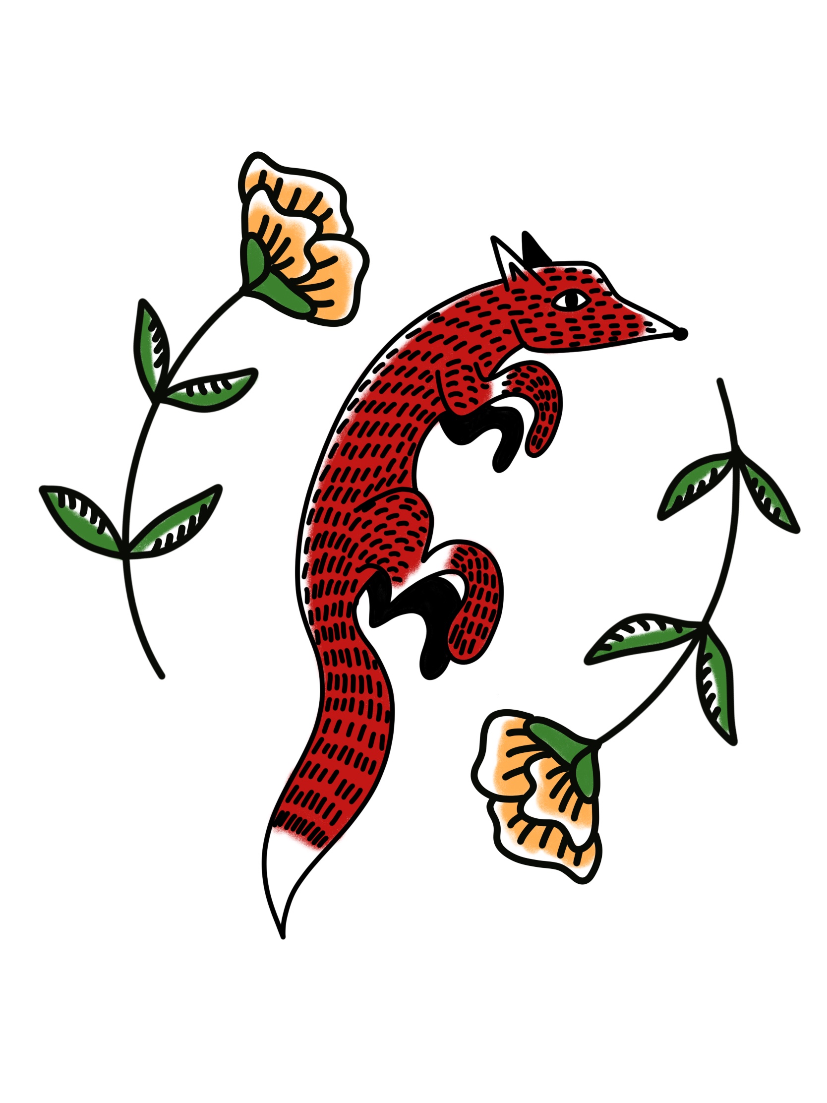 Flower Fox