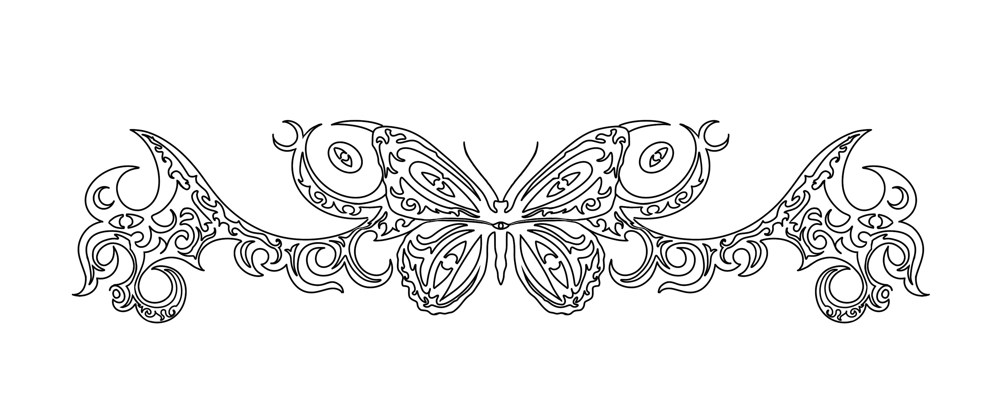 Inverted butterfleye