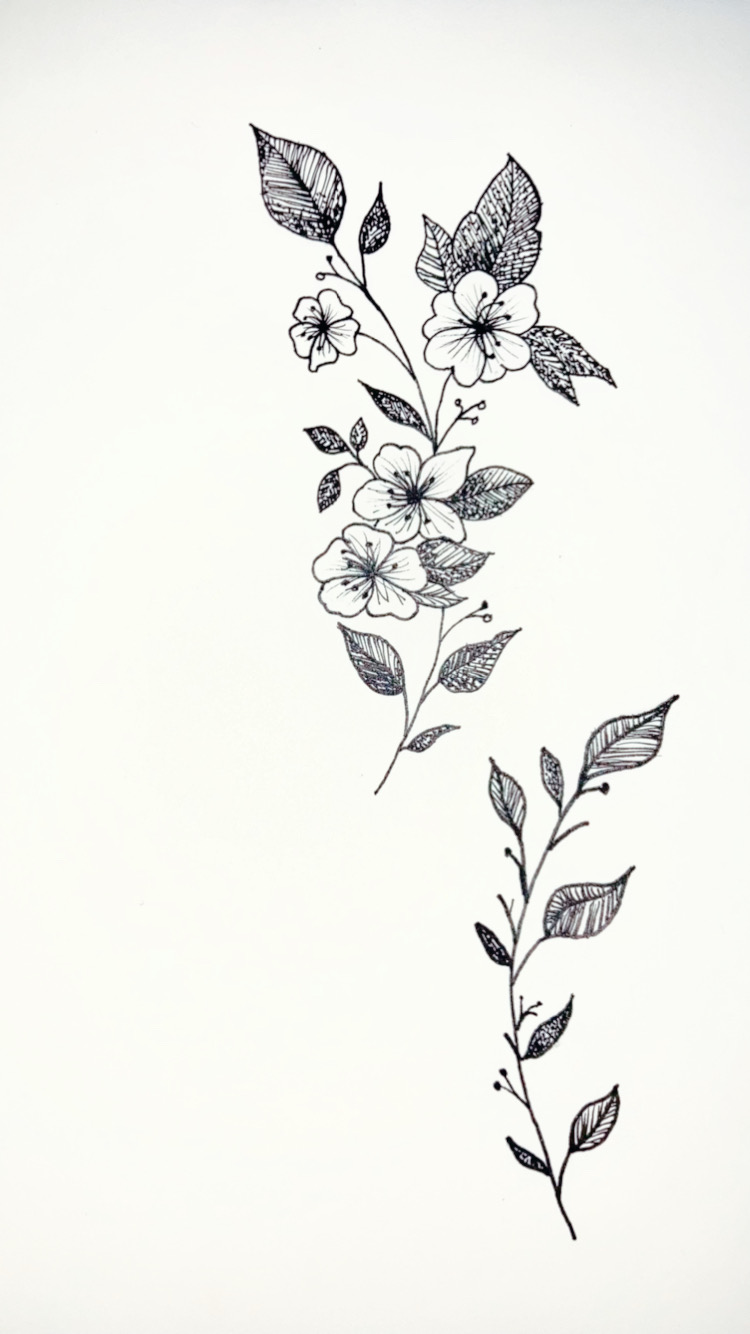 Vines and flowers