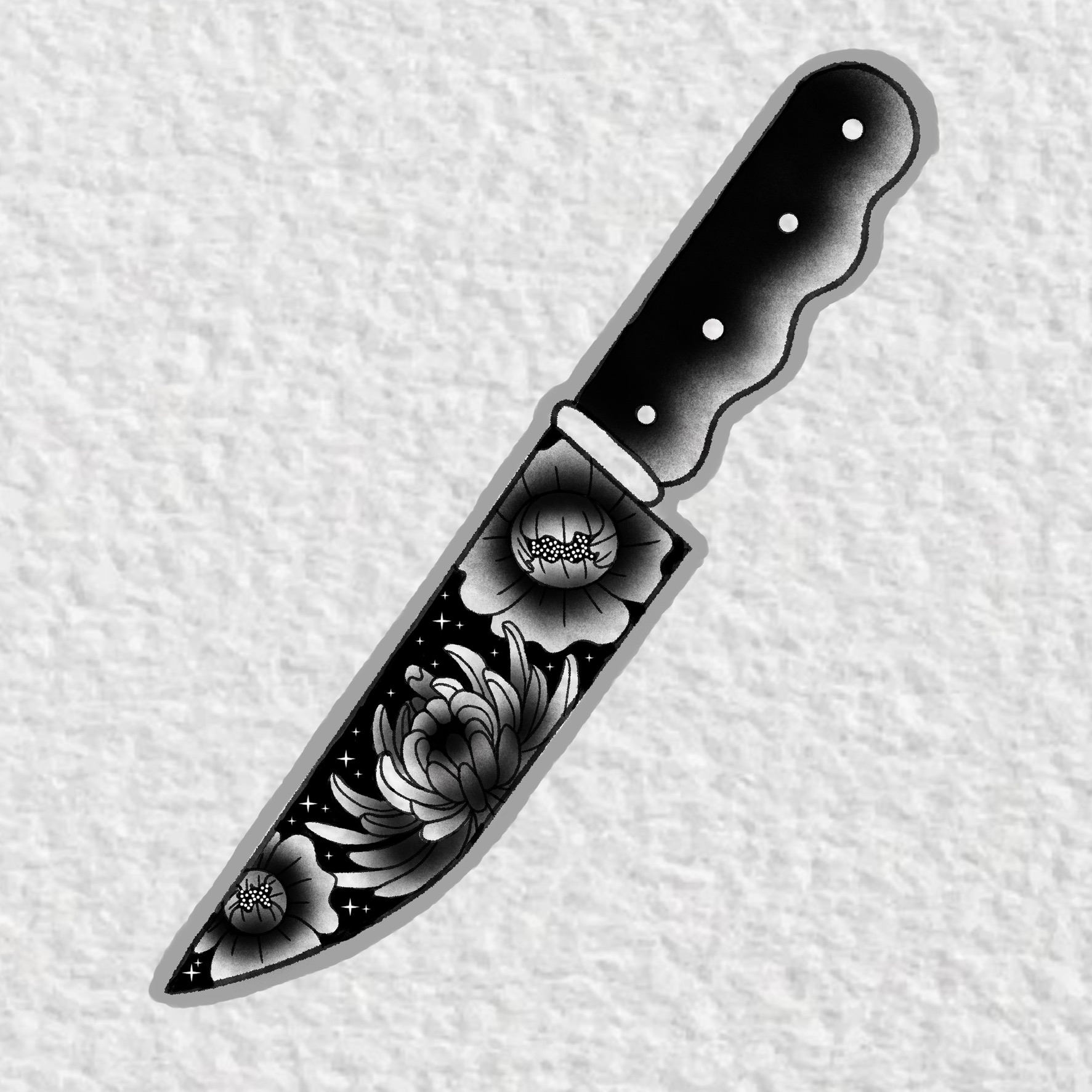 floral knife