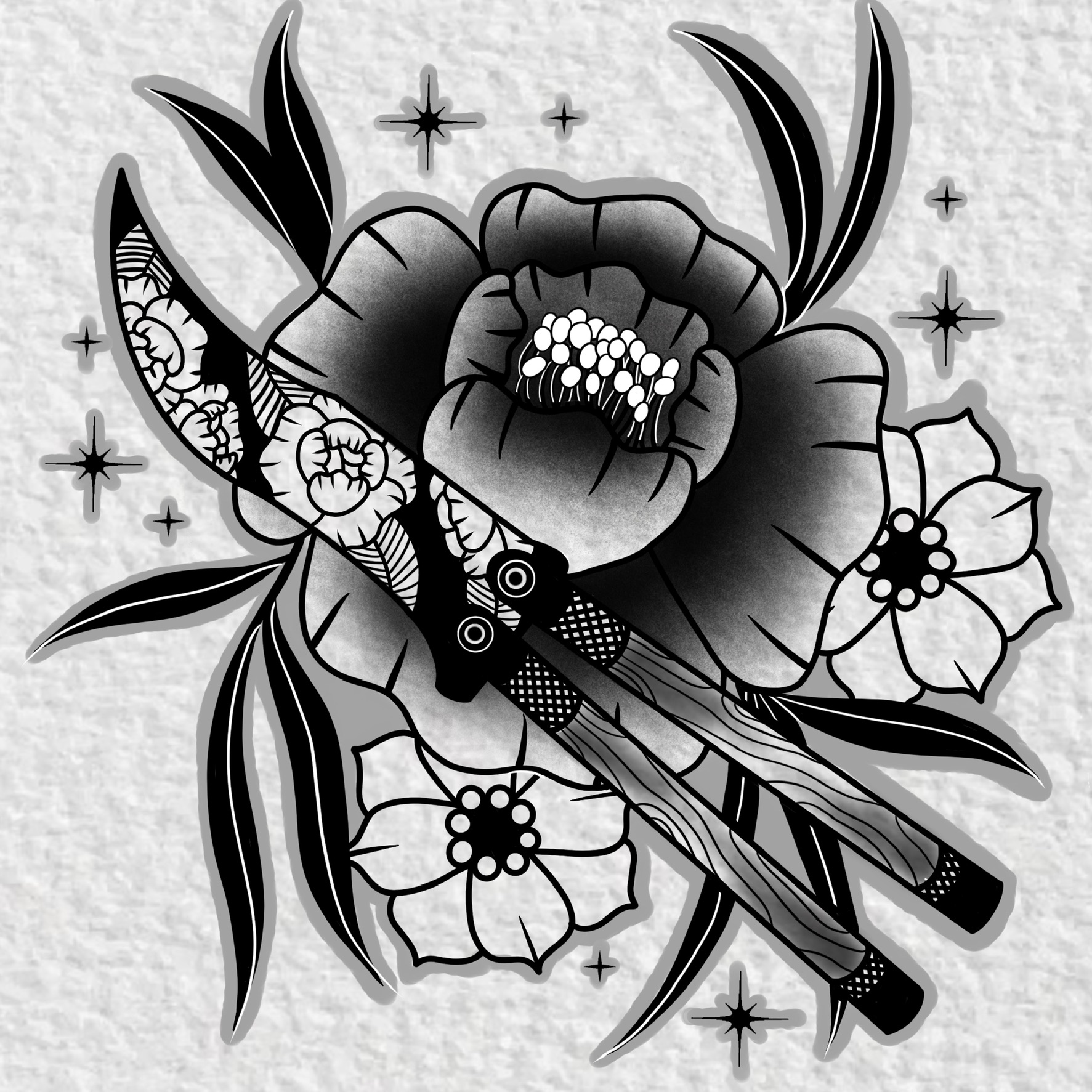 floral balisong