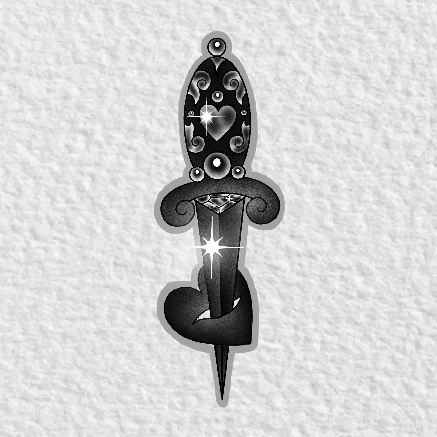 heart dagger