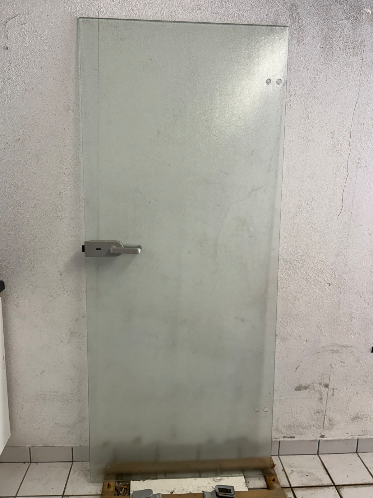 porte en verre, glas door - à donner , free (avec charnière) - Image 1