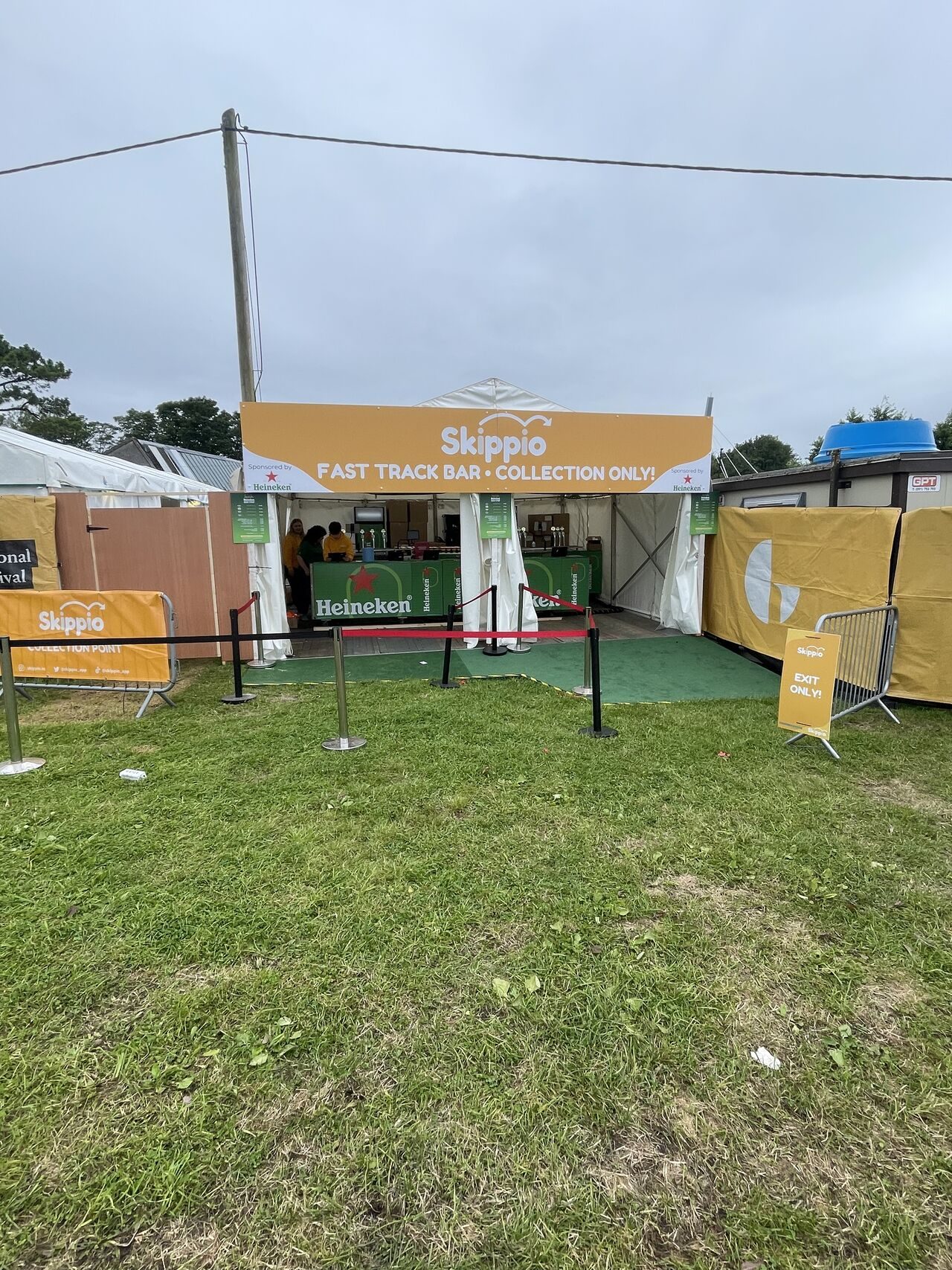 Double the takings at the Heineken Big Top