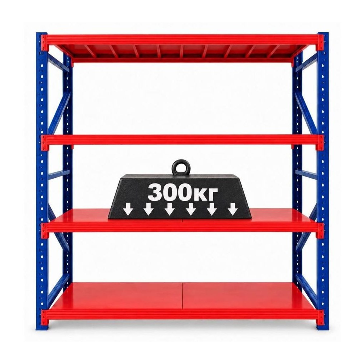 ПРОМО Метален стелаж MAX FORCE 200/200/60 см