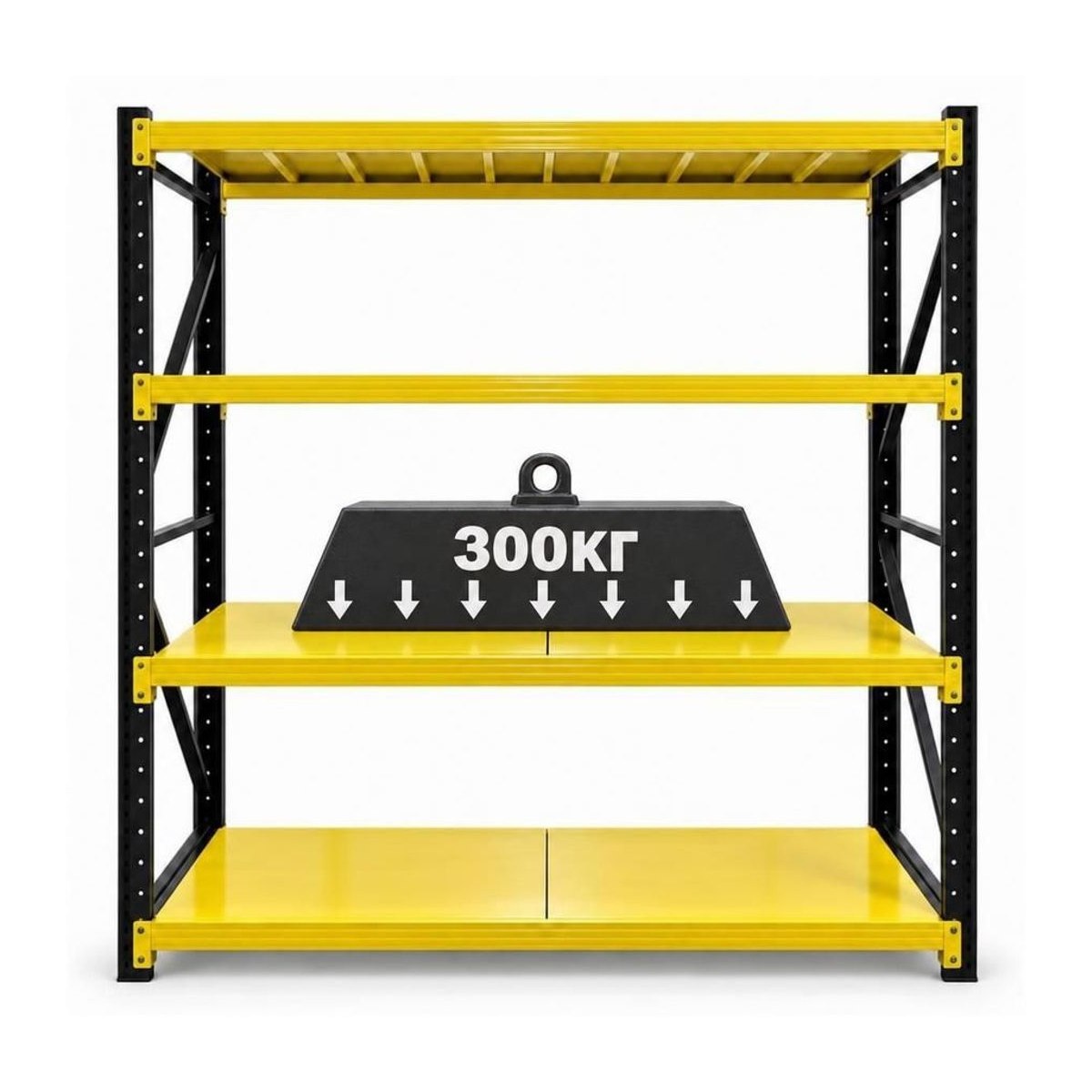 ПРОМО Метален стелаж MAX FORCE 200/200/60 см