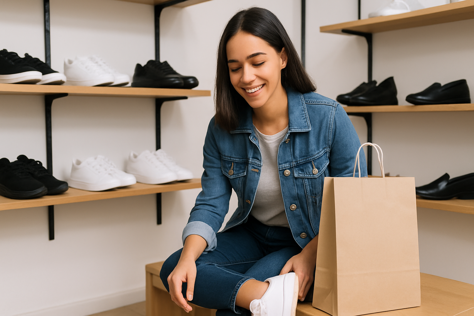 Comprar sapatos novos