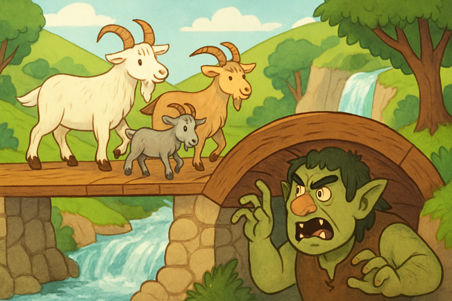 The Three Billy Goats Gruff