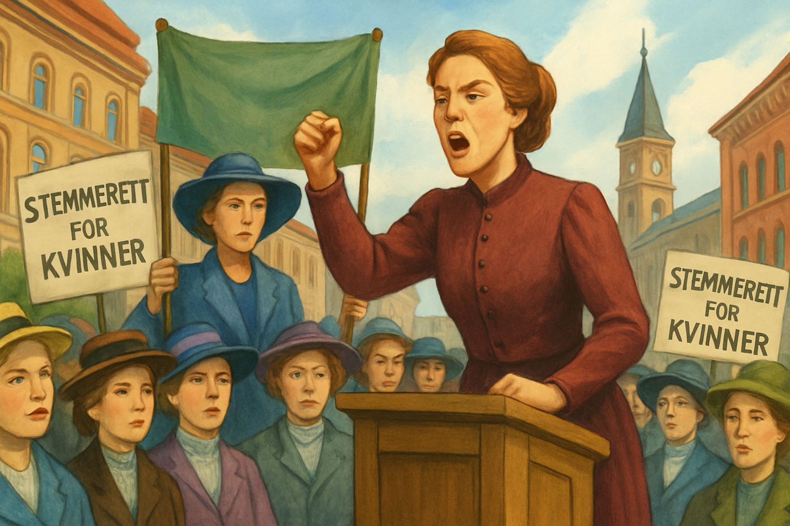 Kvinnenes kamp for stemmerett i Norge
