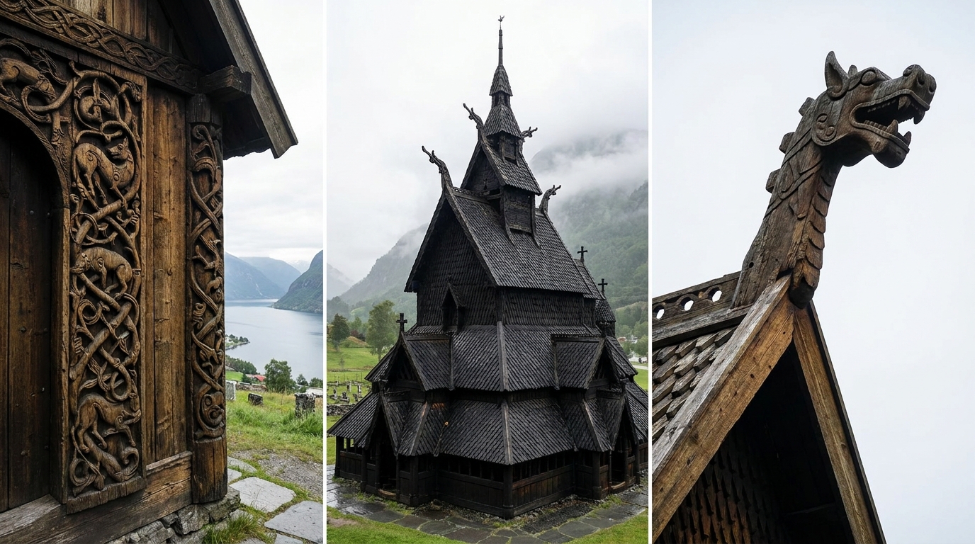 Middelalderen: Stavkirker