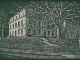 Sven Eriksonsgymnasiet, Borås — illustrated school portrait